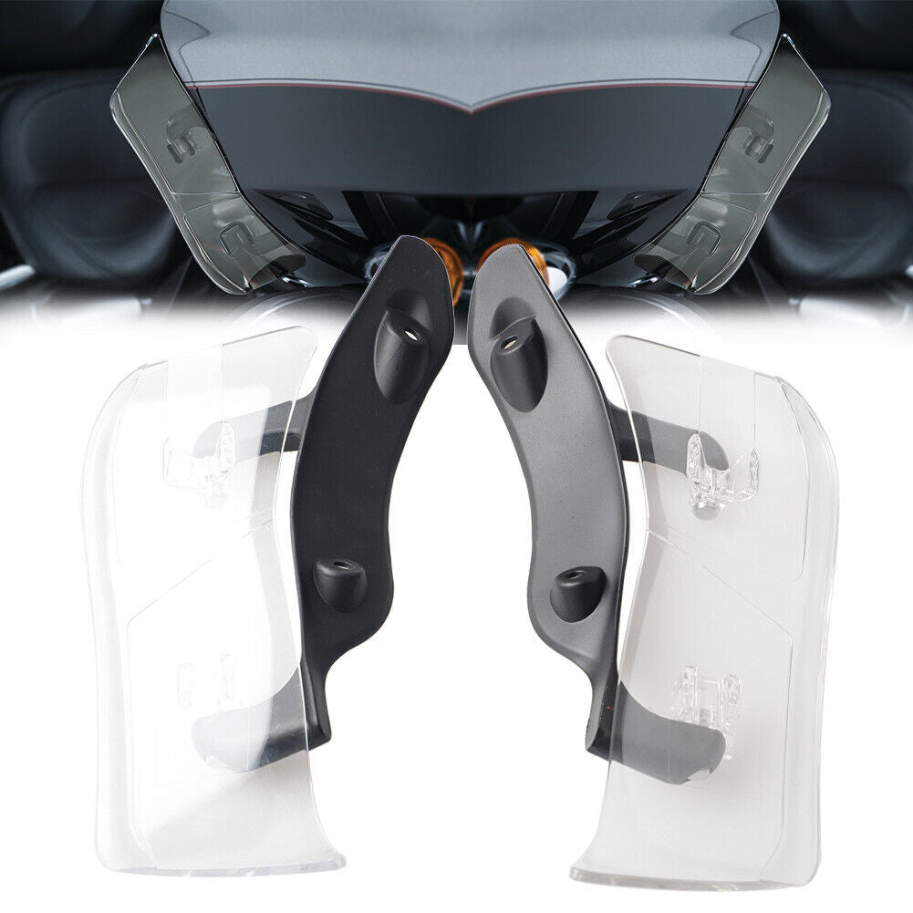 Clear Adjustable Fairing Side Wing Air Deflector for Harley Road Glide FLTRX