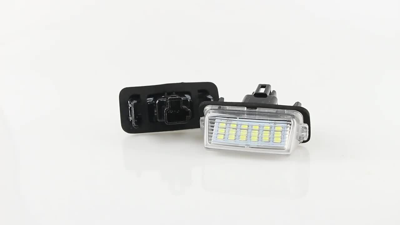 2-Piece 18SMD LED License Plate Label Bulbs 6000K White for 2012-2017 for Camry n
