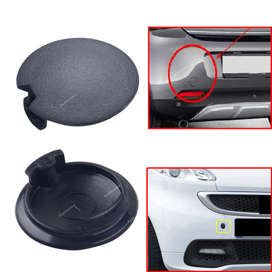 2x Tow Hook Eye Cover Cap Plug Fits for Smart Fortwo 2007 2008 2009 2010 2011 2015 Q