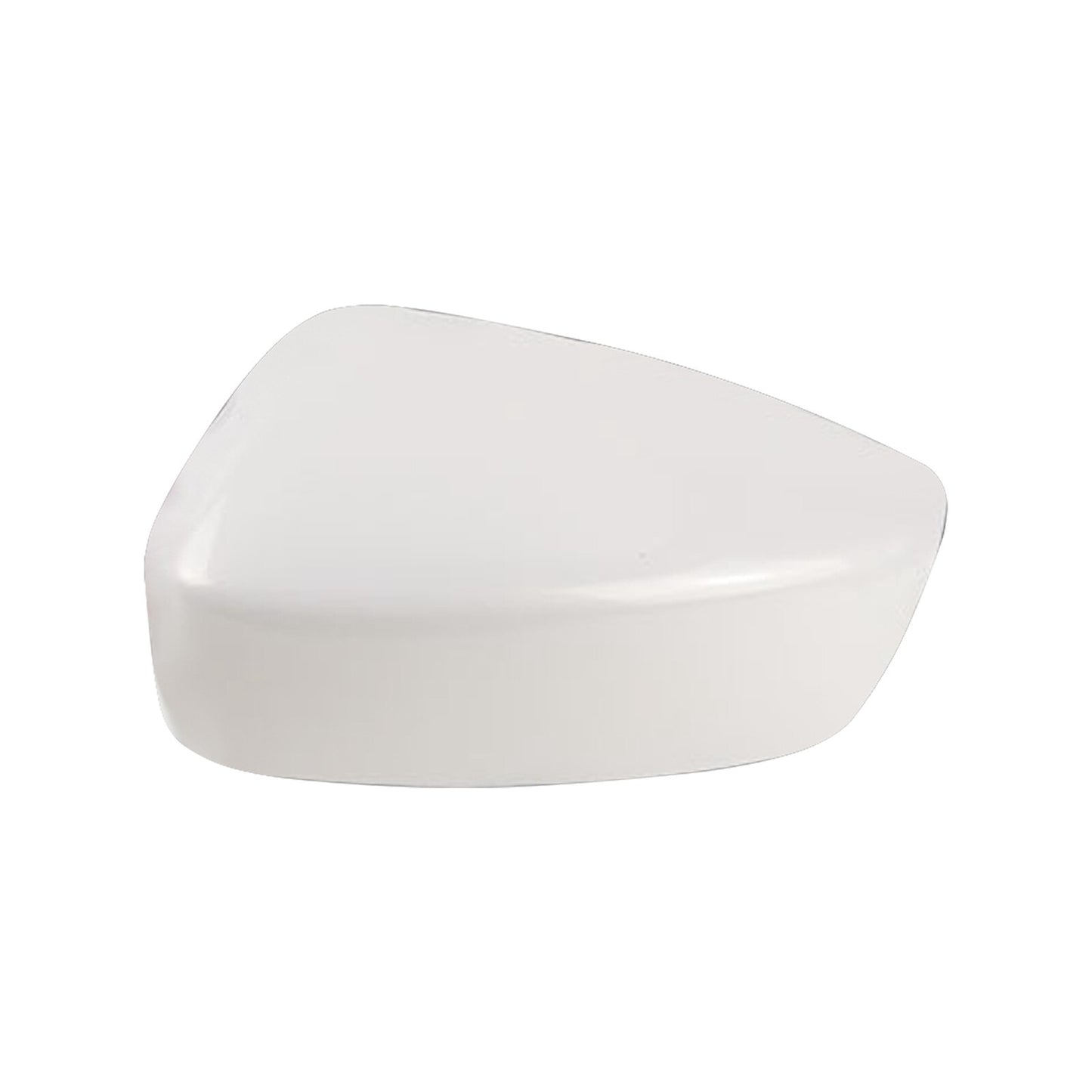 White primer driver's side mirror caps for 2014, 2015, and 2016 for Mazda 3 AT