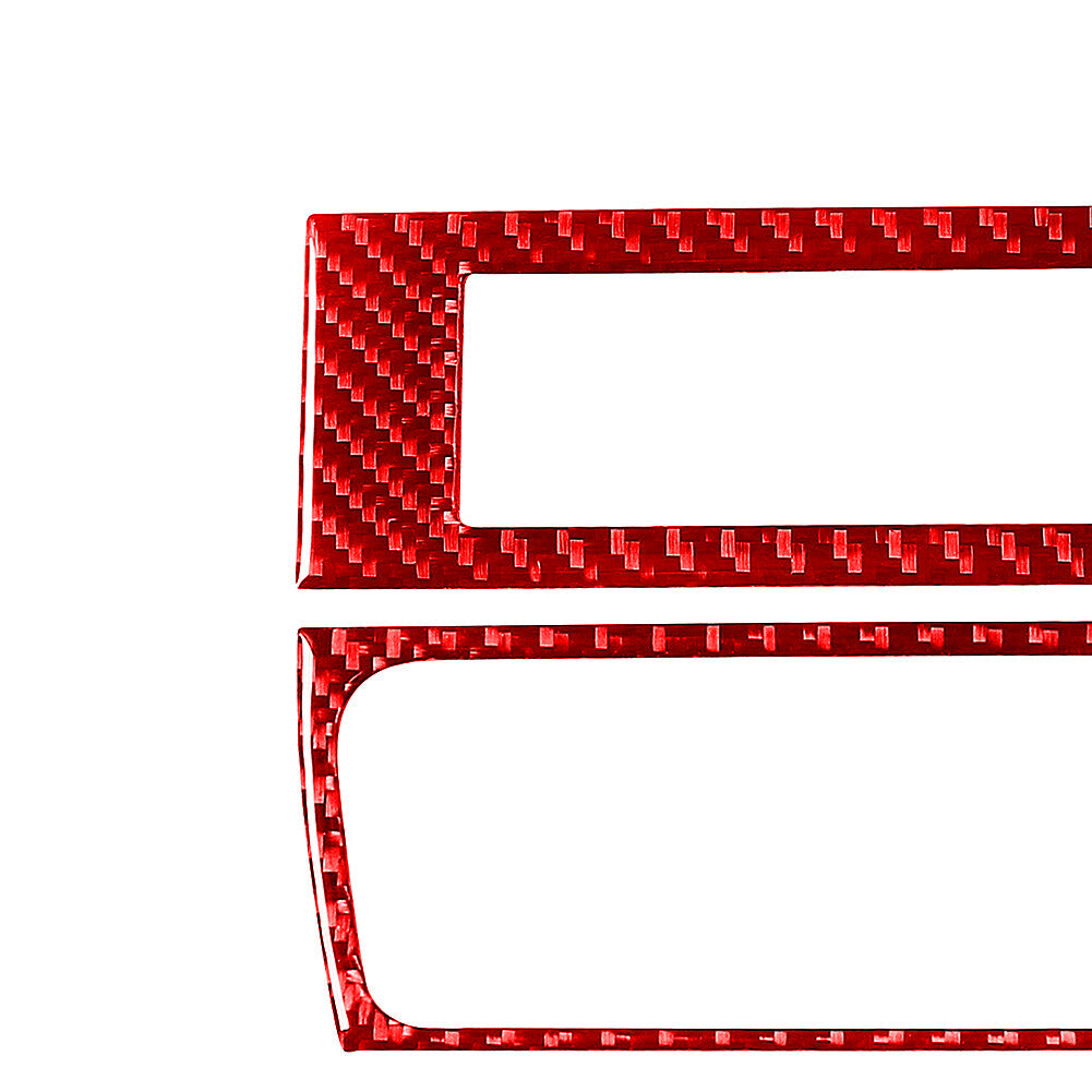Red Carbon Fiber Speedmeter Panel Cover Trim Sticker for Camry 2007-2011 v