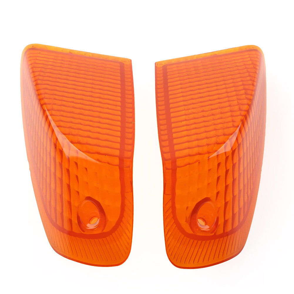 2x Rear Turn Signal Indicator Light Lens for KAWASAKI ZZR400 600 1990-1992 Amber