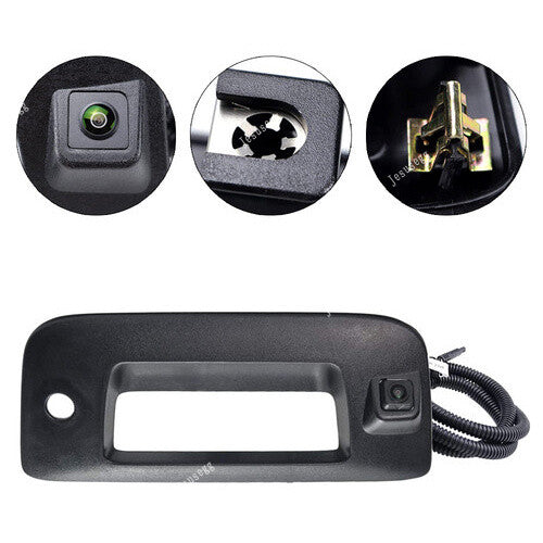 Tailgate Handle and Bezel Trim With Camera for Chevrolet Silverado for Sierra Q