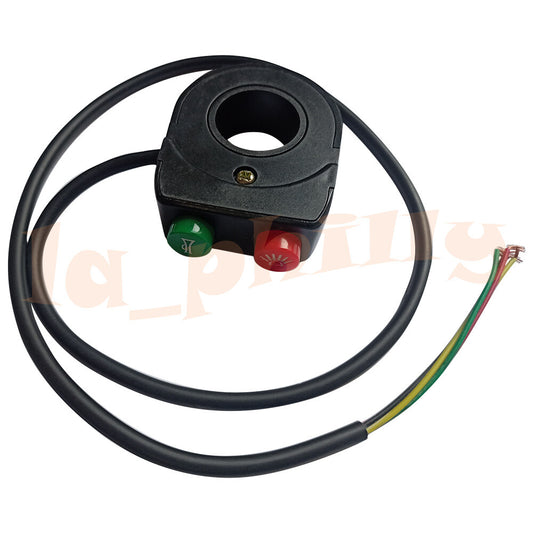 7/8 12V Motorcycle E-bike Horn HeadLight Switch On-Off Button Handlebar Switch Q