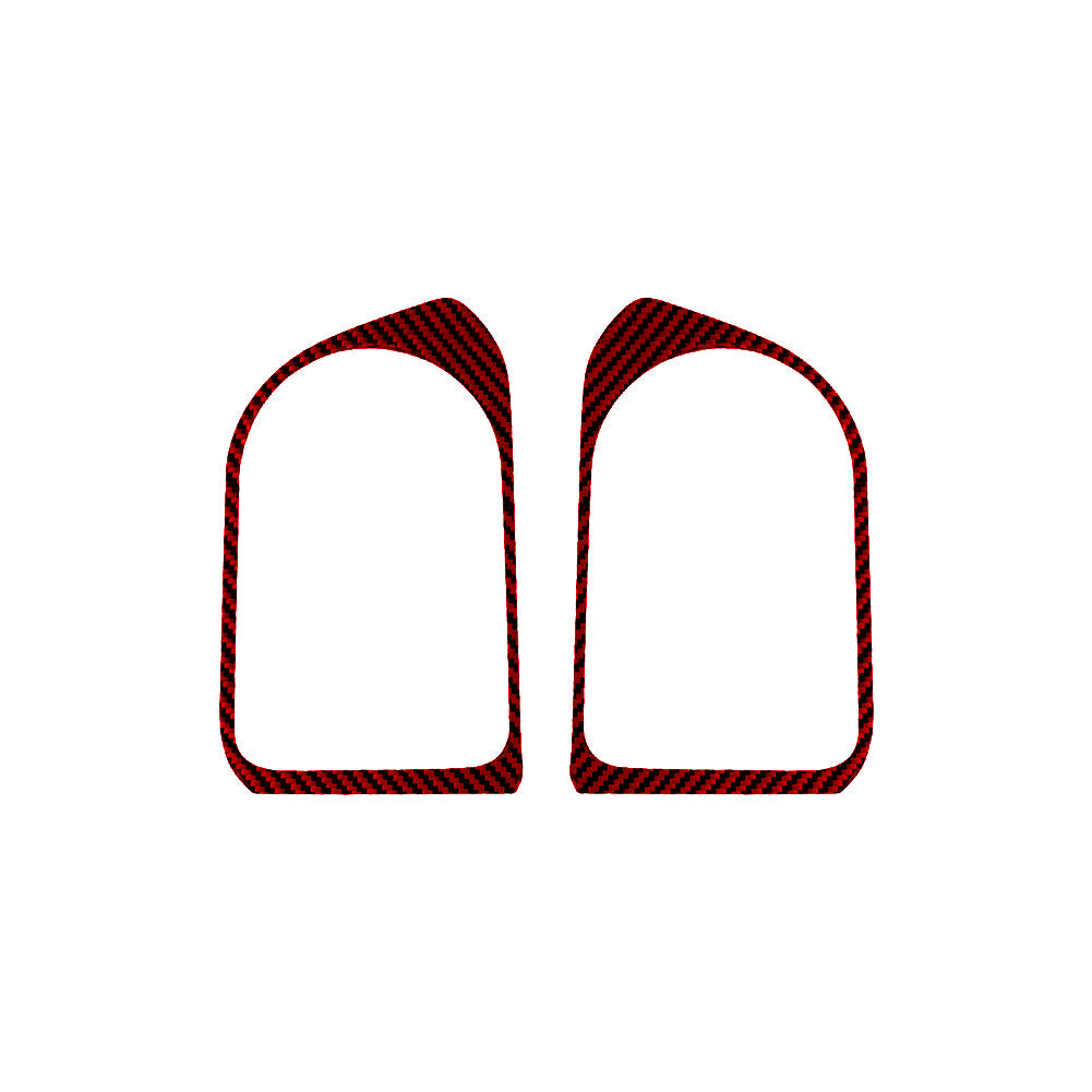 Red Carbon Fiber Window Switch Panel Cover Trim TypeB for Mustang 2005-2009 v