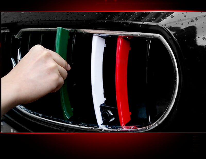 3-Piece Front Grille Insert Cover for Maserati Quattroporte ABS (2013-2016) n