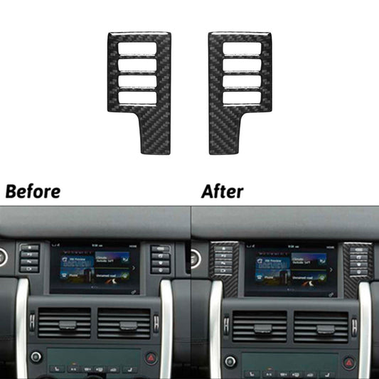 Carbon Fiber Screen Control Panel Trim for Land Rover Discovery Sport 2015-2019