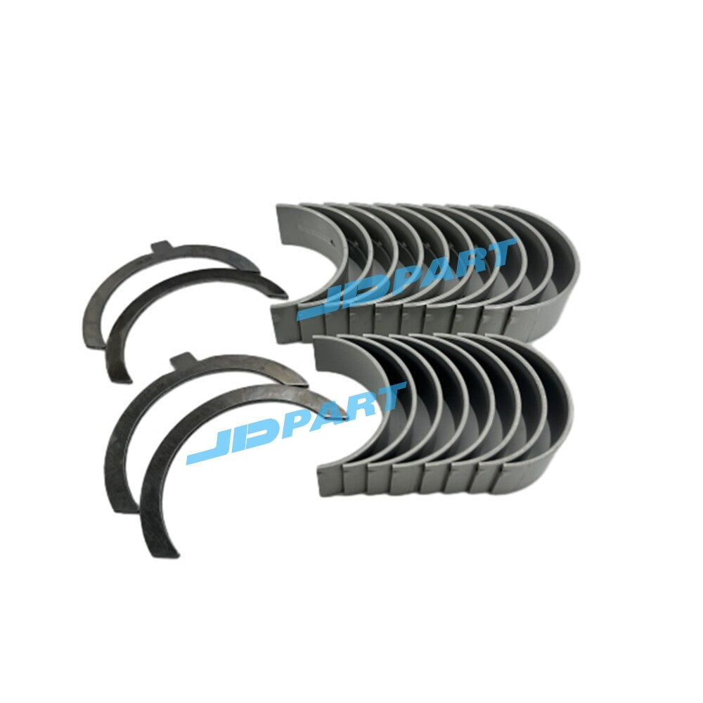 One set of V3300 main bearings and connecting rod bearings, 98 mm, suitable for engine parts.