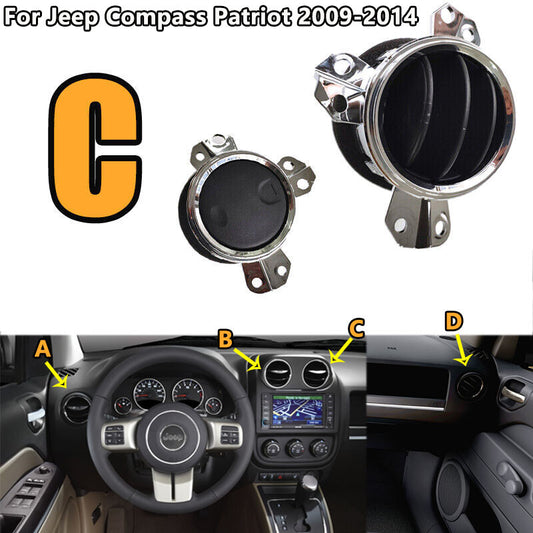 for Jeep Compass Patriot 09-14 Right Front Dash Center Console Air Vent Outlet v