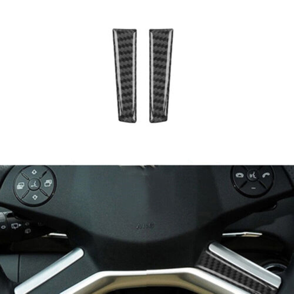 Carbon Fiber Steering Wheel Accent Type A Cover Trim for Mercedes Benz M-class
