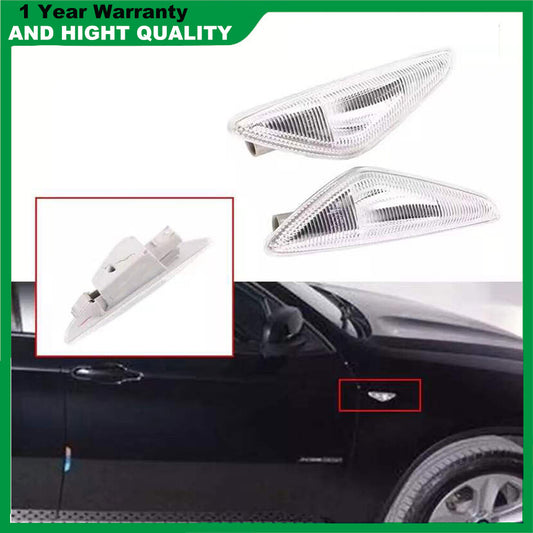 Fender side marker turn signal lights one pair fit for X3 X5 X6 E70 E71 F25 2007-2013- v