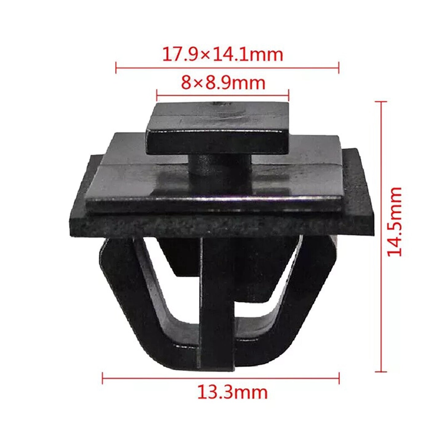 40Pcs Body Side Moulding Clip Nylon Retainer Black for Hyundai for Kia 87756-38000