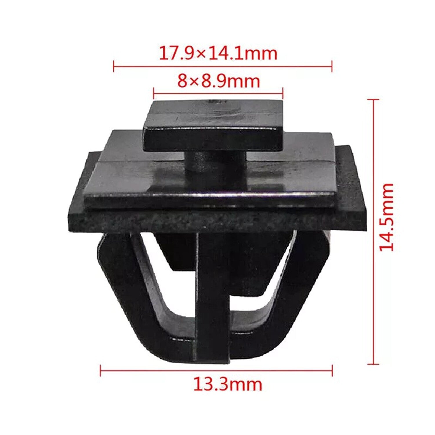 40Pcs Body Side Moulding Clip Nylon Retainer Black for Hyundai for Kia 87756-38000