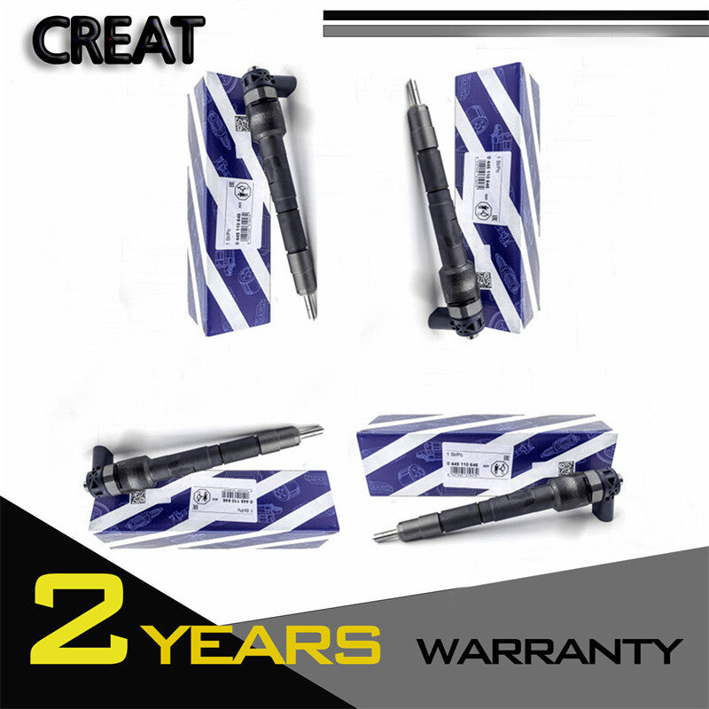 4-pack of fuel injector nozzles 0445110473 suitable for Audi A3 A4 seats, for Skoda , for Volkswagen Beetle, and for Golf .