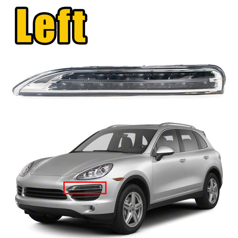 Left for Porsche for Cayenne 2011-2014 1Pcs Front Daytime Running Light Driving Lamp