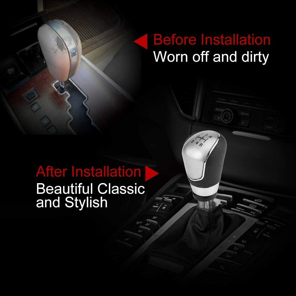  for ford  Focus Fiesta C-max Accessories 6 Speed Car MT Manual Gear Shift Knob Q