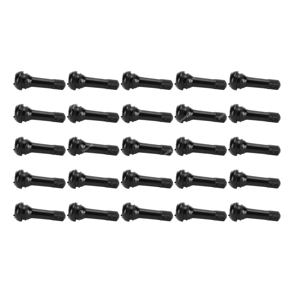 25X For all cars motorcycles wheels quad ATV Universal Snap-In Tire Valve Stems Q