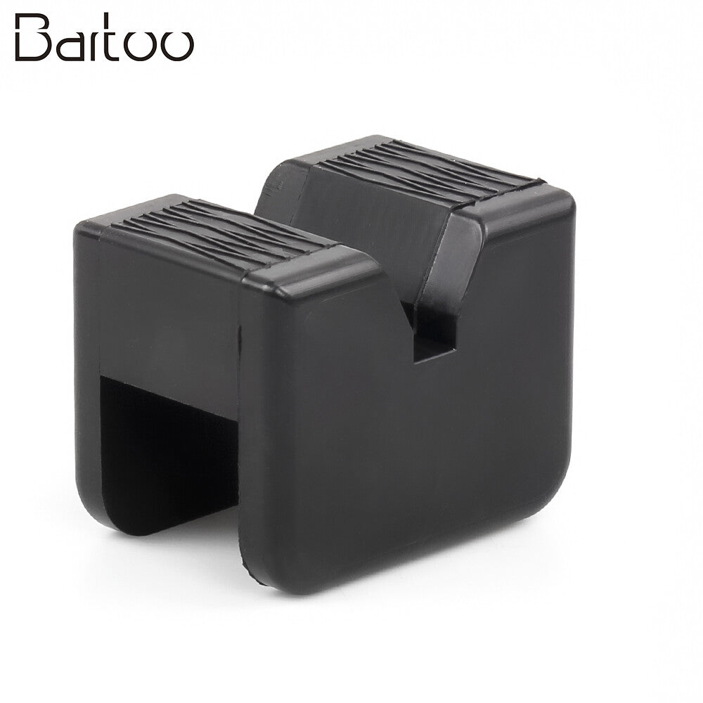 Black 1PCS-4PCS Rubber Jack Pad Adapter For Jack Stand Rubber Slotted Universal