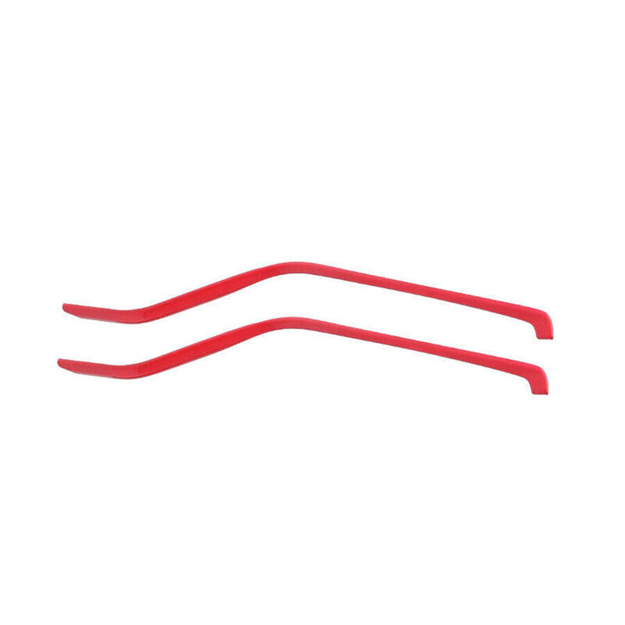 For Toyot@a Highlander 2020-2022 Glossy Red Console Gear Shift Both Side Trim 2P n