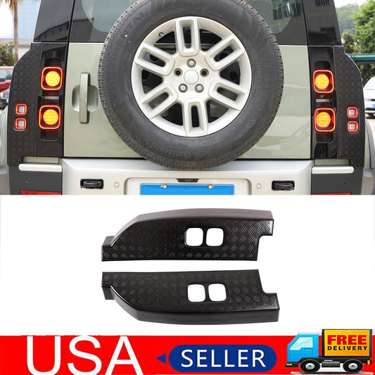 Rear taillight cover trim for Land Rover for Defender 90 110 2020 - 2024, Gloss Black.