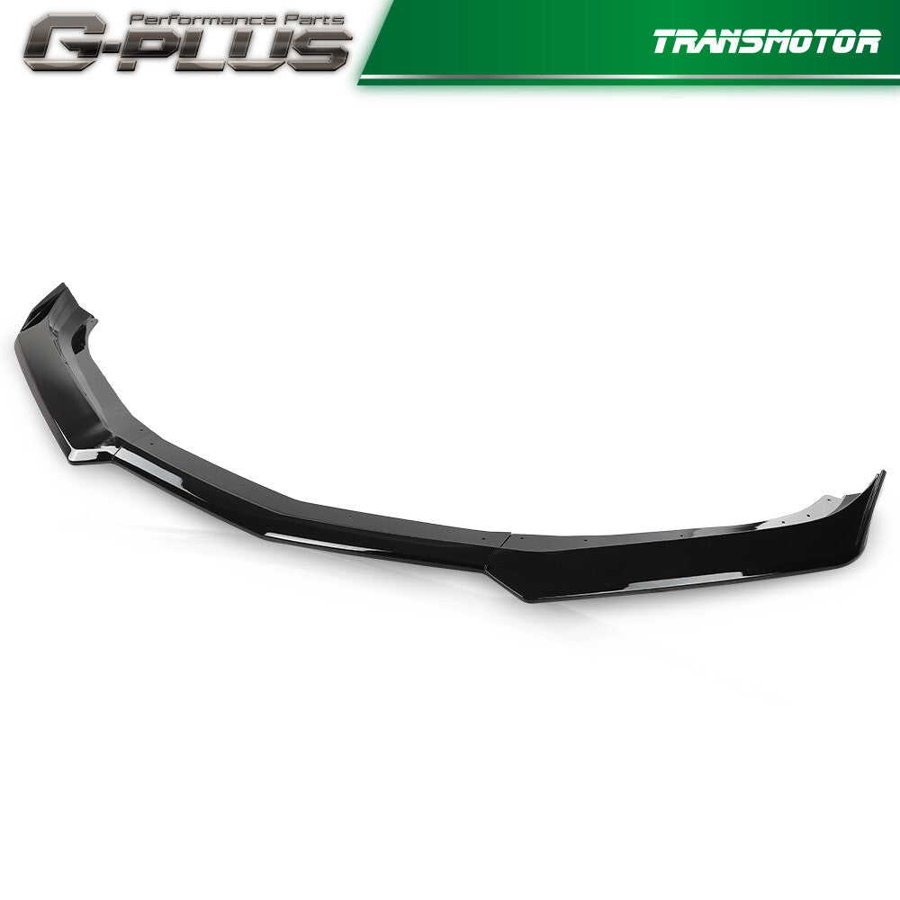 Suitable for 16-22 for Chevrolet Camaro 1LE Style Gloss Black Front Bumper Lip Splitter ABS Q