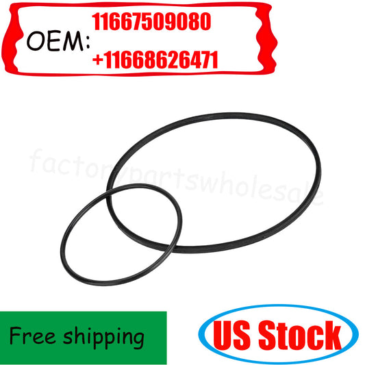 2 PCS Brake Vacuum Pump Repair O-Ring Kit Gasket Seal For E60 E63 E65 E66 n
