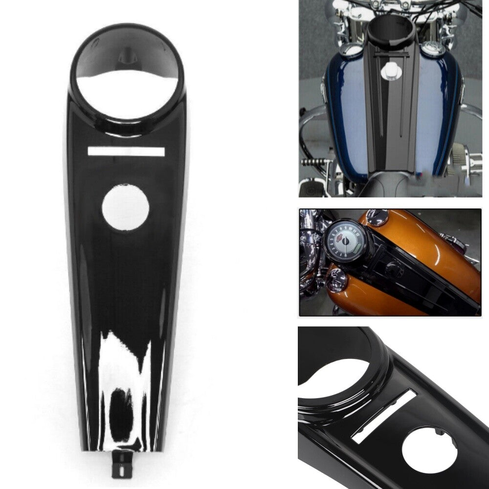 Dash Panel Fuel Tank Cap for Harley Davidson Softail 2000 - 2017 Gloss Black - n