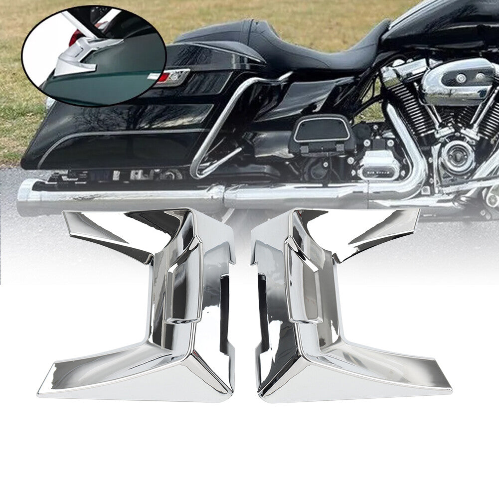 Chrome Speedform Saddlebag Lid Spoilers for Harley Road Glide Ultra Limited 14+