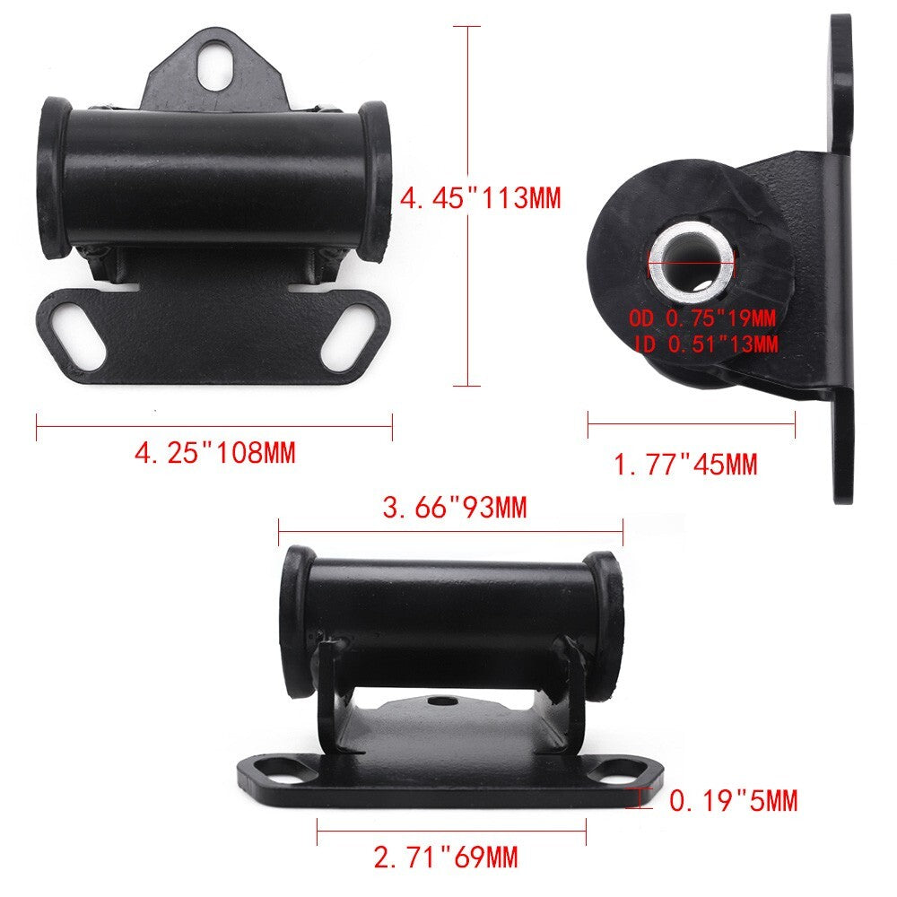 For 82-05 Sonoma S10 Swap Motor Engine Mounts Kit LSx LS1 LS2 LS Replace