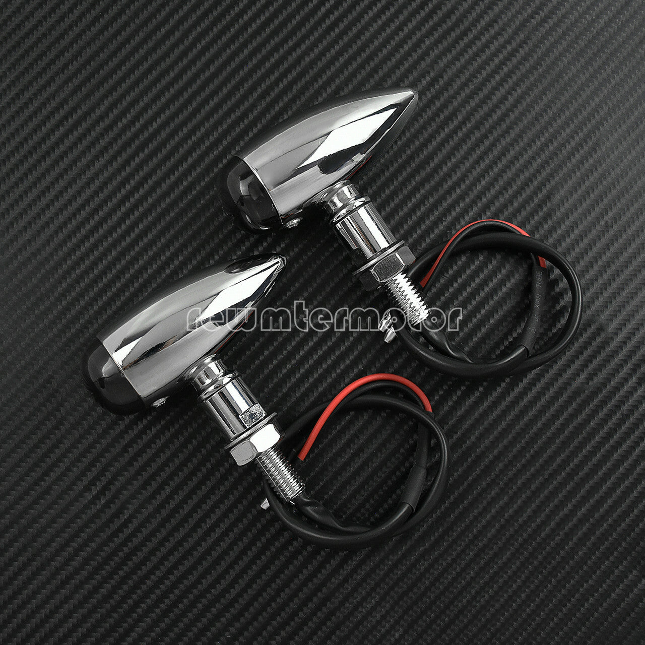 4pc Amber Bullet Turn Signal Indicator Flasher Light Fit For Softail Touring CVO Q
