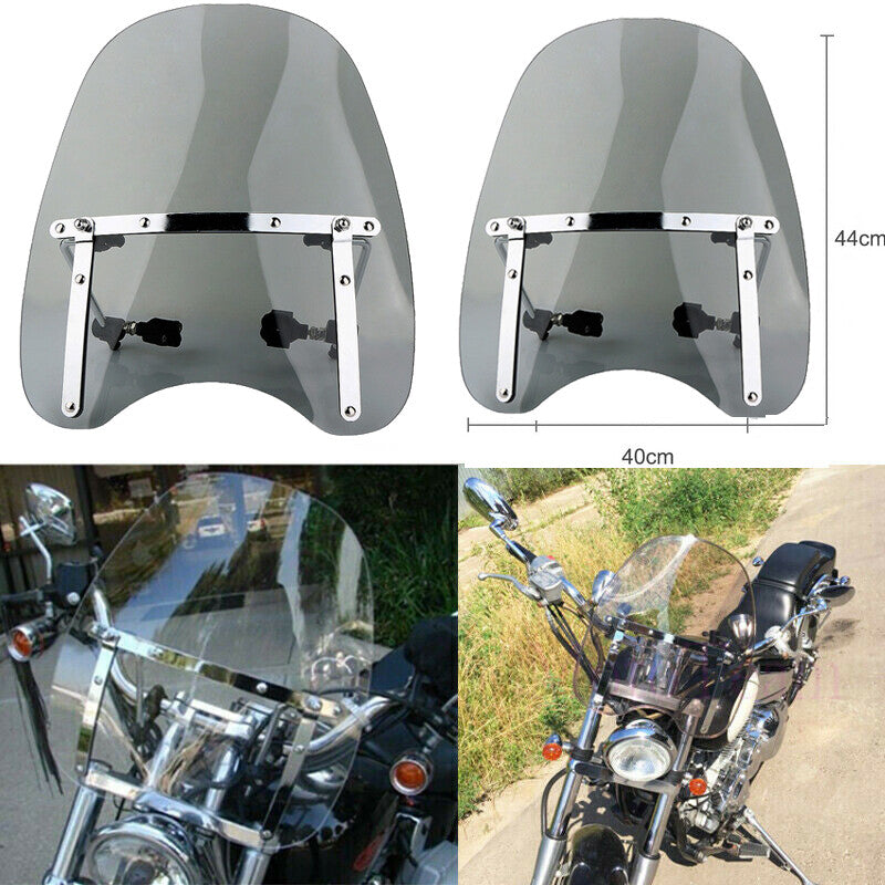 Motorcycle windshield suitable for Harley Sportster Dyna Softail XL883 1200