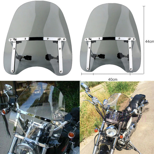 Motorcycle windshield suitable for Harley Sportster Dyna Softail XL883 1200