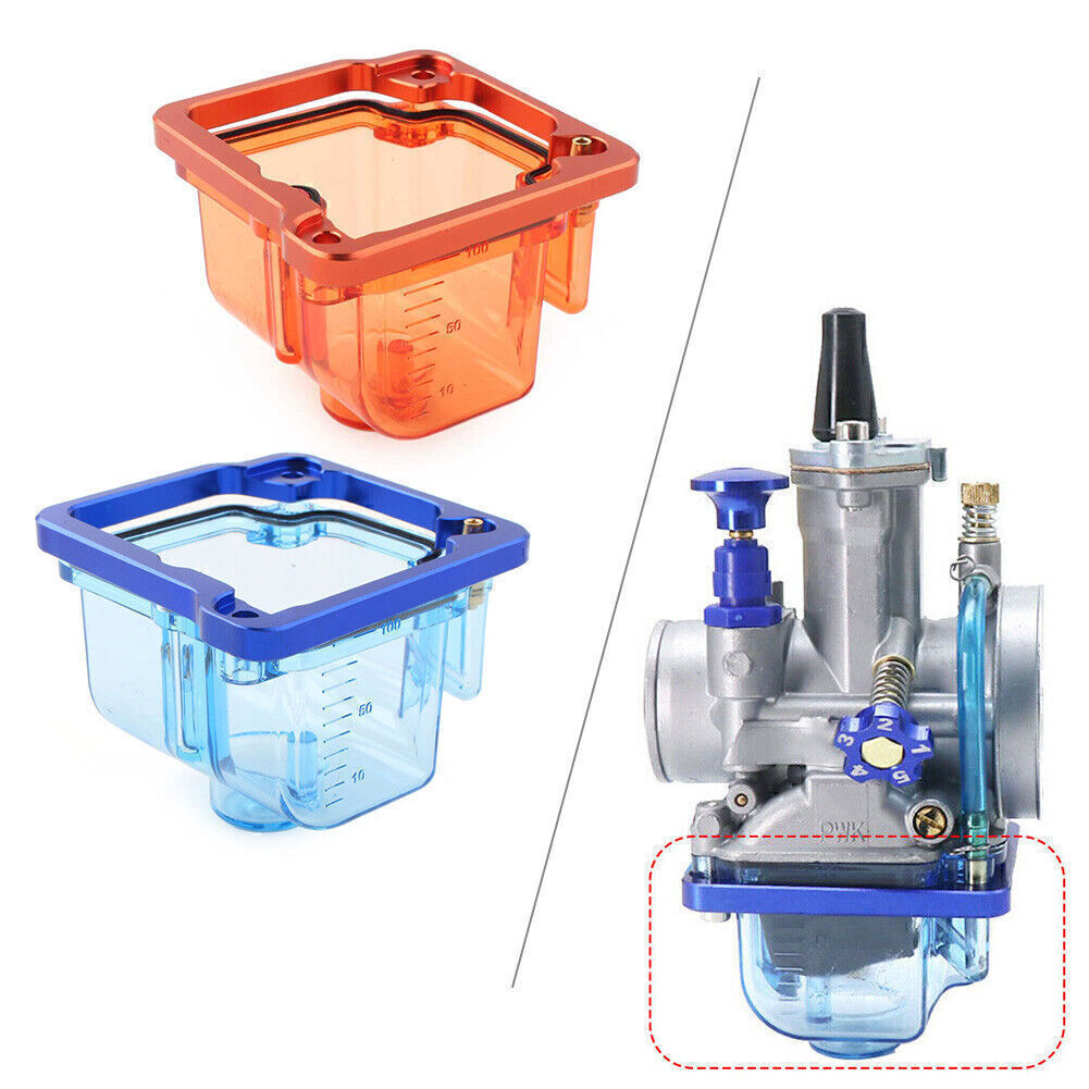 For I/II/III Carb 1x Transparent Carburetor Bottom Float Bowl Plastic Shell Q