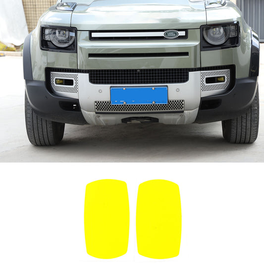 Fog light yellow pre-cut vinyl tone cover for Land Rover for Defender 2020 - 2023 2 pieces - n