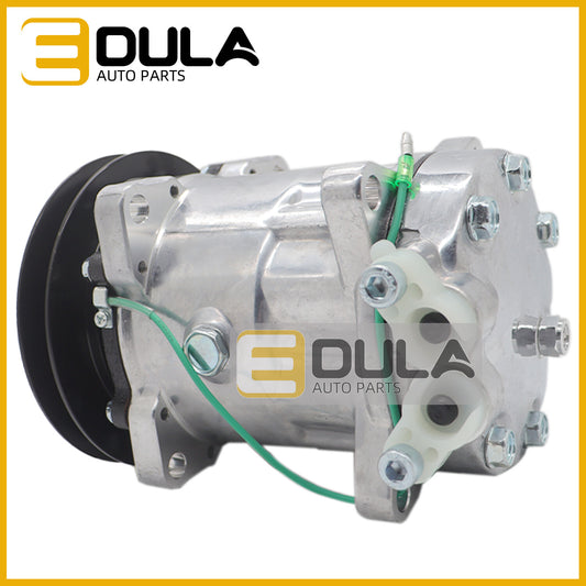 24V AC Compressor SD7H15 fits for Mitsubishi Kobelco Kato Komatus Fuso 71208019