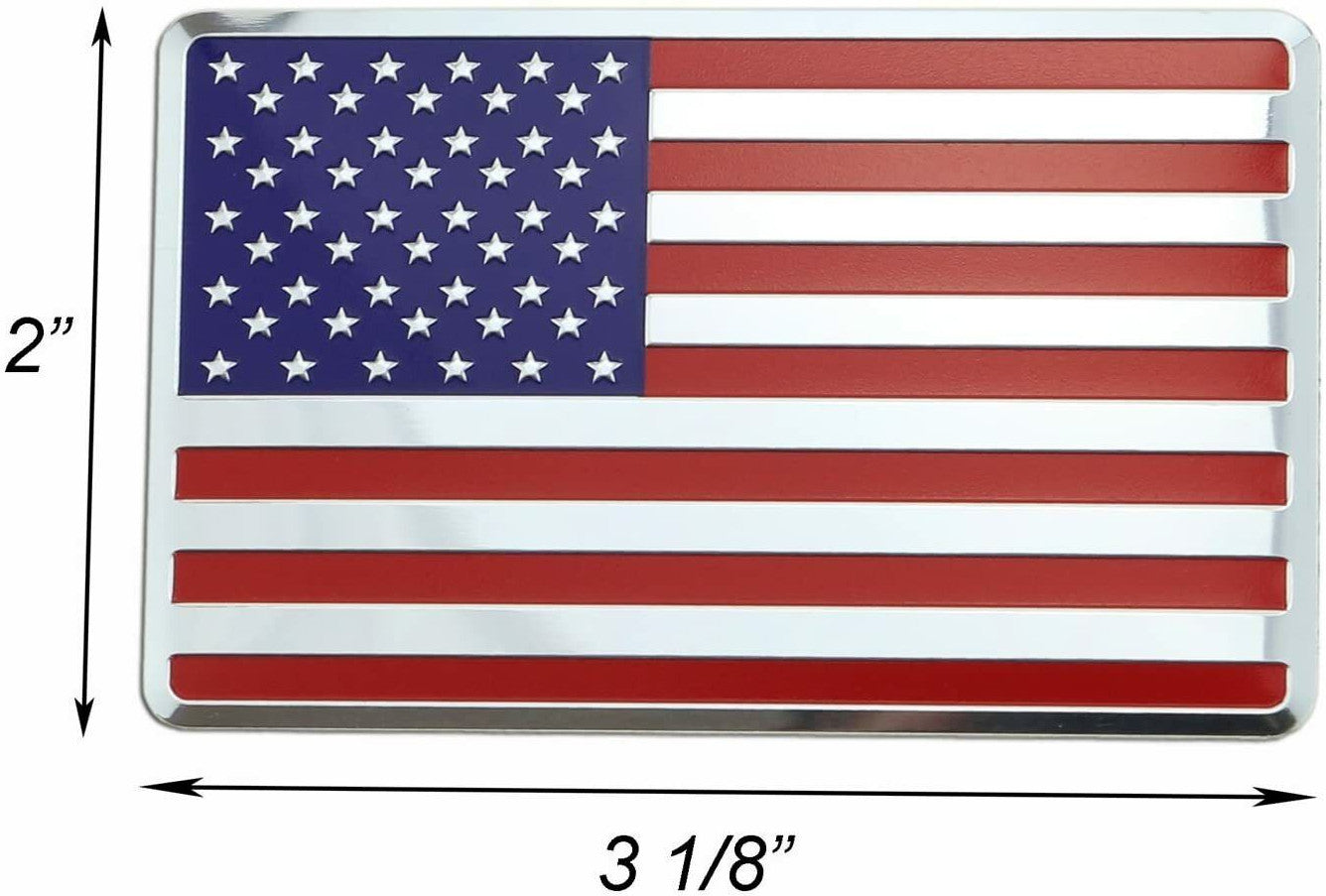 American flag badge sticker for Audi side fenders and trunk
