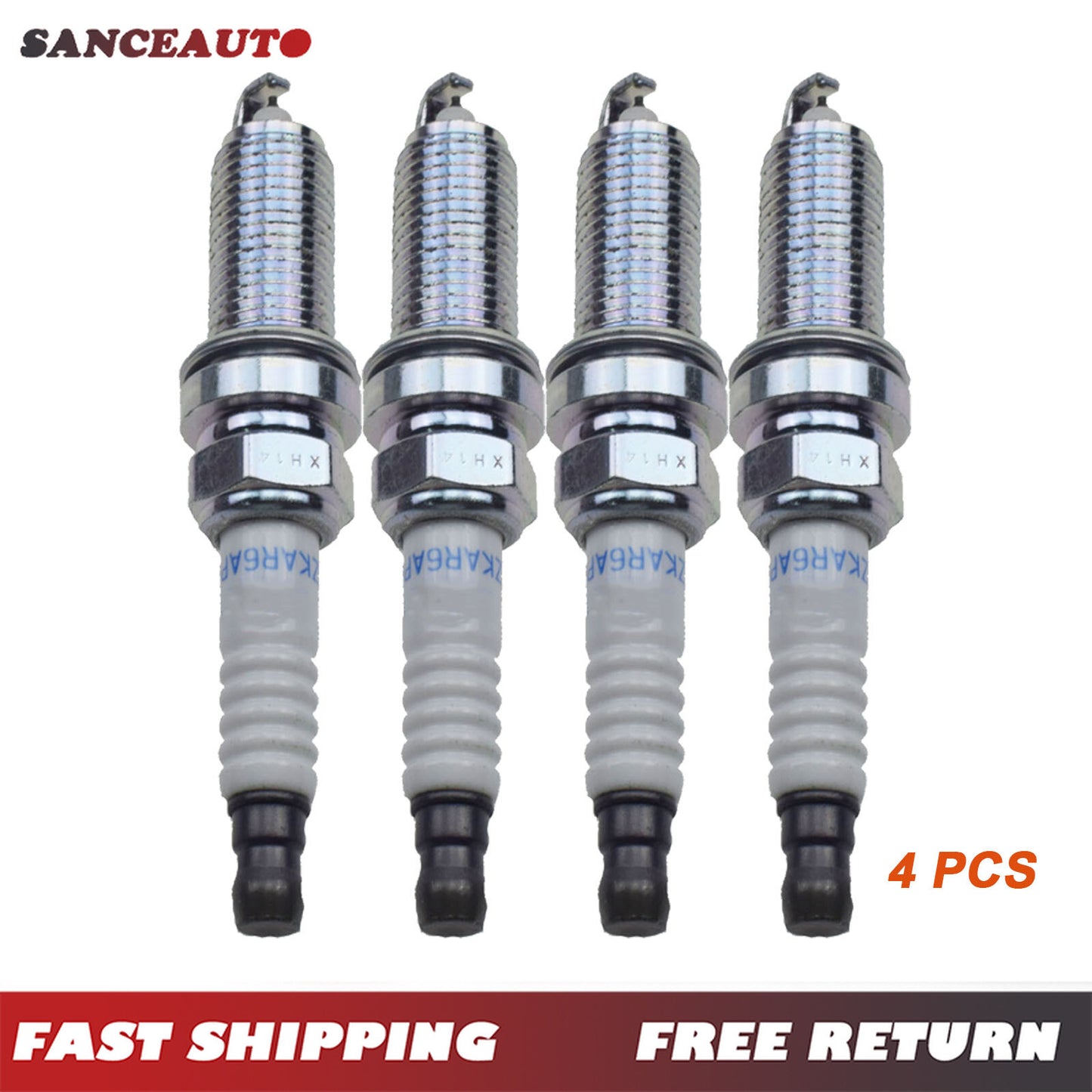 4-pack of 90919-01275 iridium spark plugs suitable for Corolla , Prius, and for Lexus (90919-01253) n