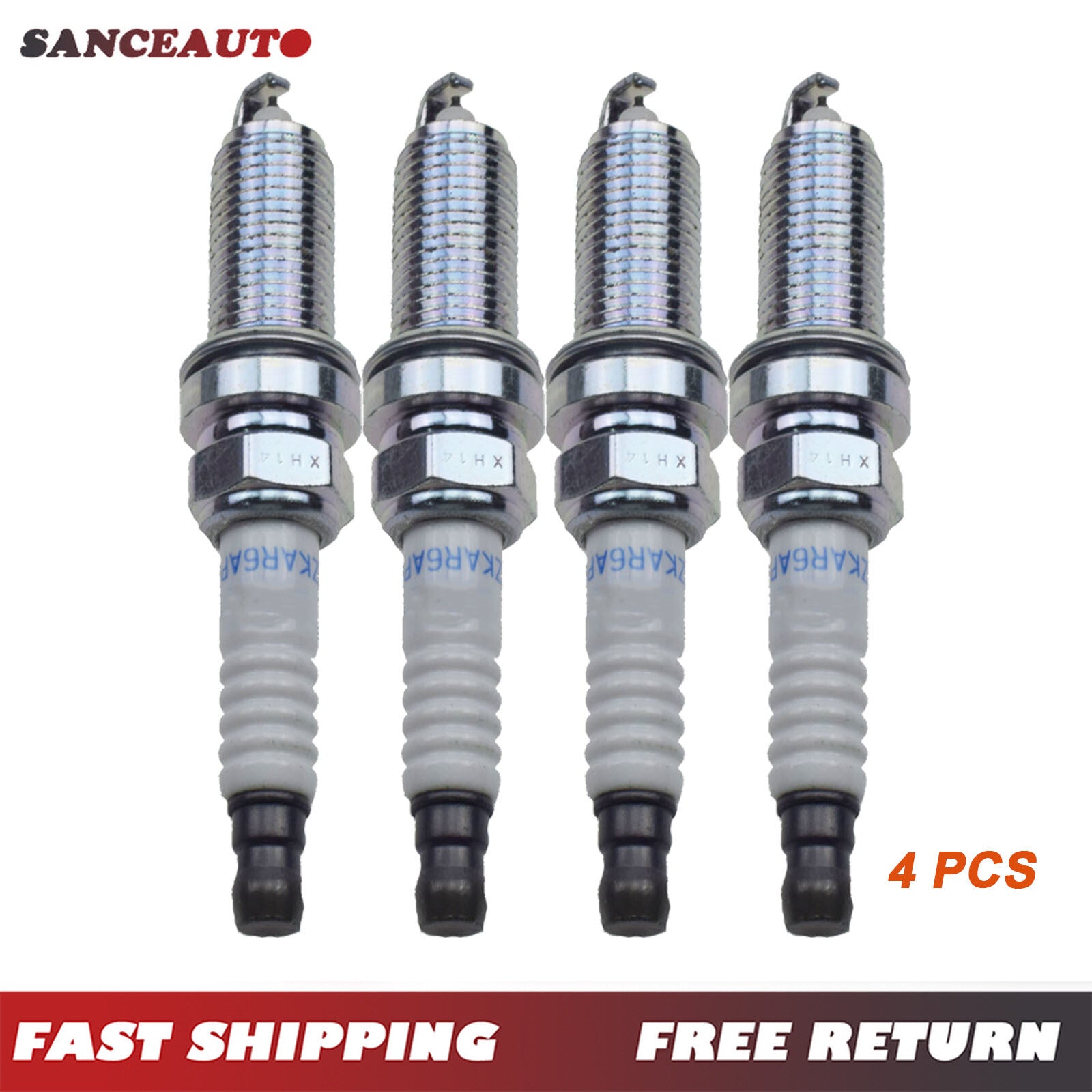 4-pack of 90919-01275 iridium spark plugs suitable for Corolla , Prius, and for Lexus (90919-01253) n