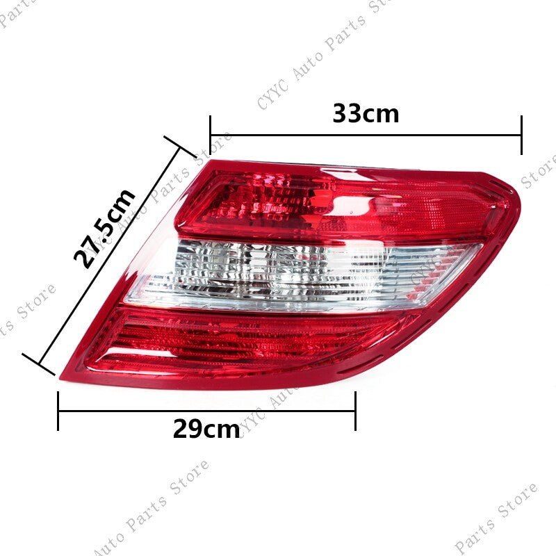 1 Pair Tail Light cover for Mercedes Benz W204 C180 C200 2007-2010 Brake Light