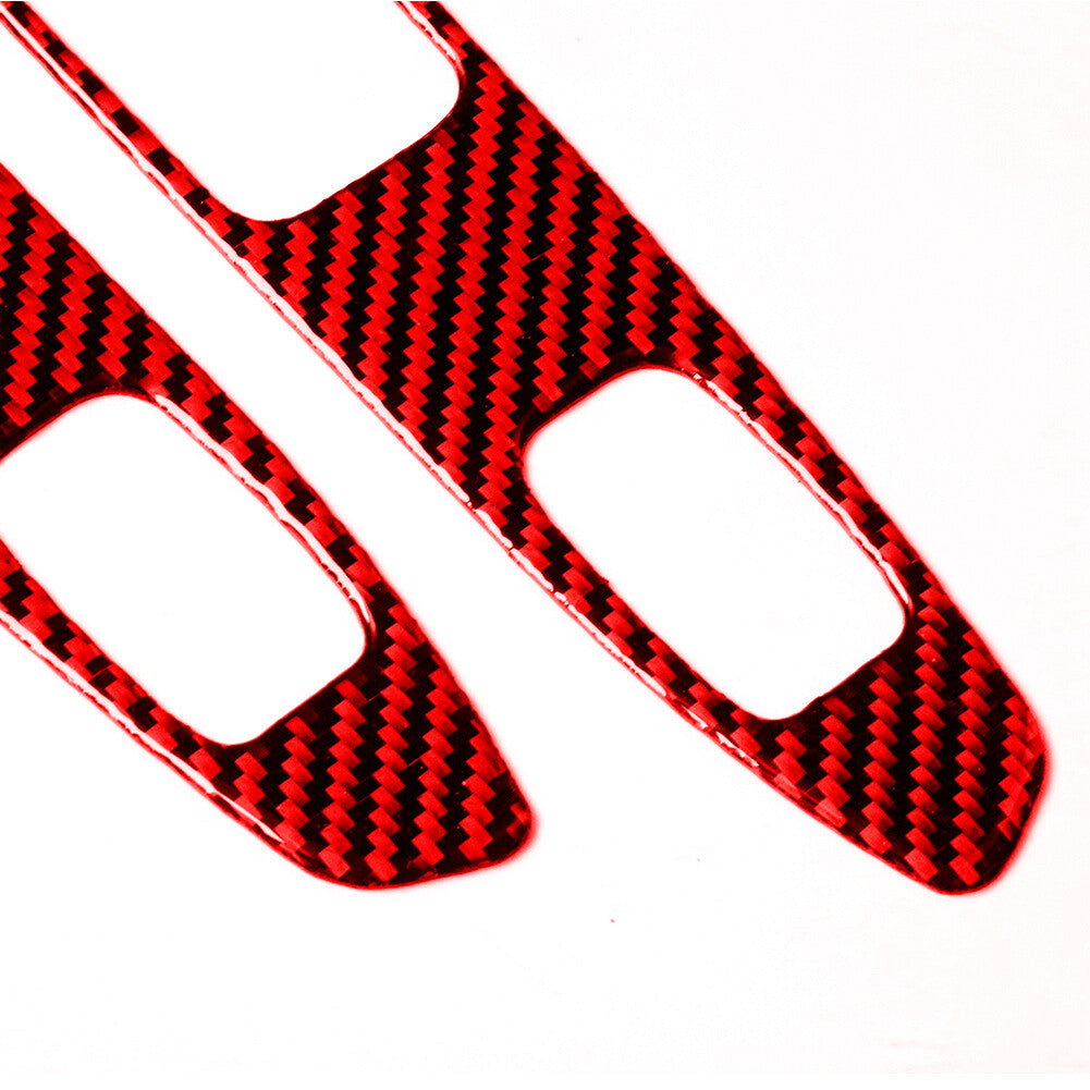 7X Carbon Fiber Dashboard Console Panel Cover Trim for Audi TT 8N 2001-2006 v