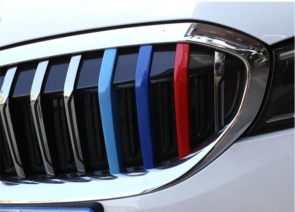 Fit for BMW 3 Series G20 G28 2020-23 M Colors ABS Front Grille Grill Inset Cover