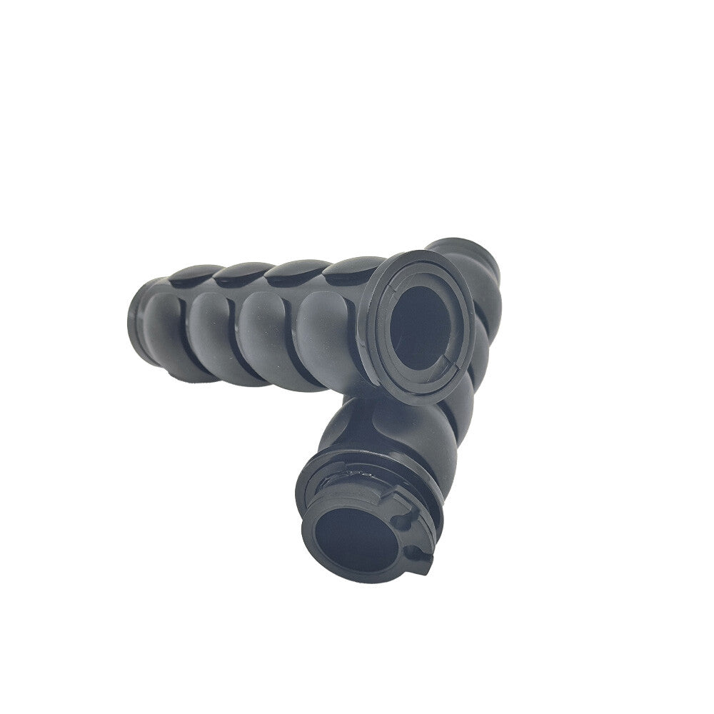 Black Handlebar Rubber Gel Hand Grips 1 Fit for Harley for Honda for Kawasaki Universal