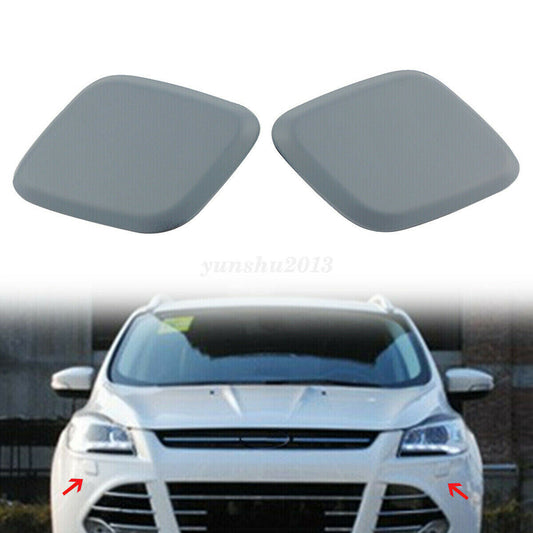 One pair of left and right front headlights with a washing machine spray cover suitable for Ford Focus 2012-2014.