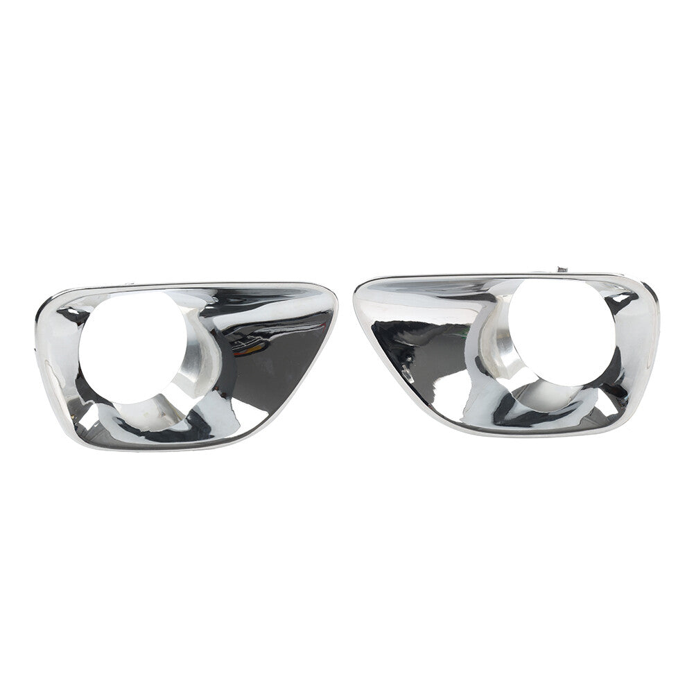 1 Pair Fog Light Bezel Fog Lamp Cover Chrome for Jeep Grand Cherokee 2011-2013