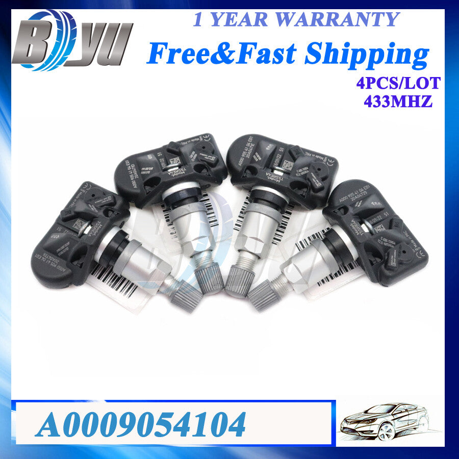 4PCS TPMS A0009054104 Tire Pressure Sensor For 2020 for Mercedes-Benz CLA GLB GLS