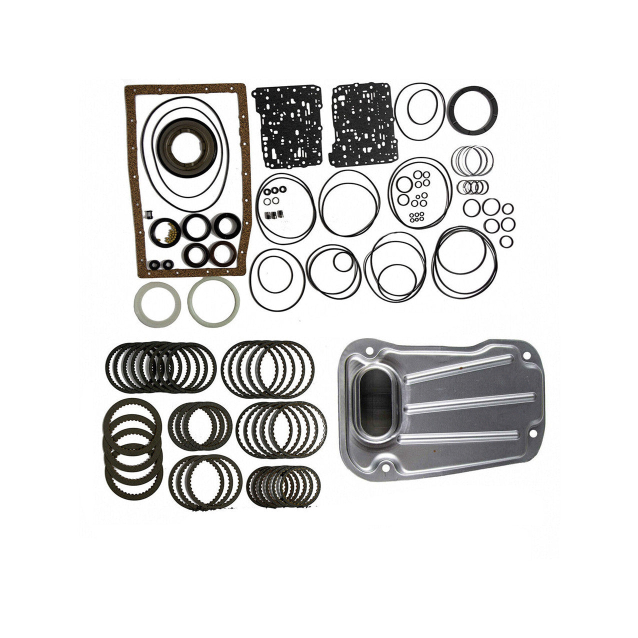 A750E A750F TB-50LS Master Rebuild KIT 03-UP Filter Piston Friction Plates Seals