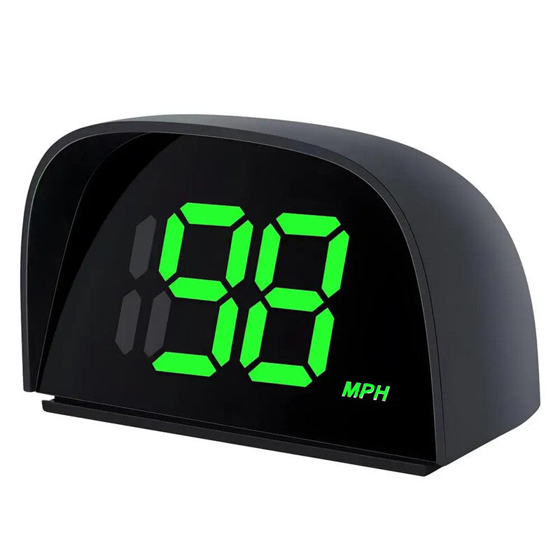 Car Green Font Speedometer HUD Display Digital Speed Alarm MPH Display Projector