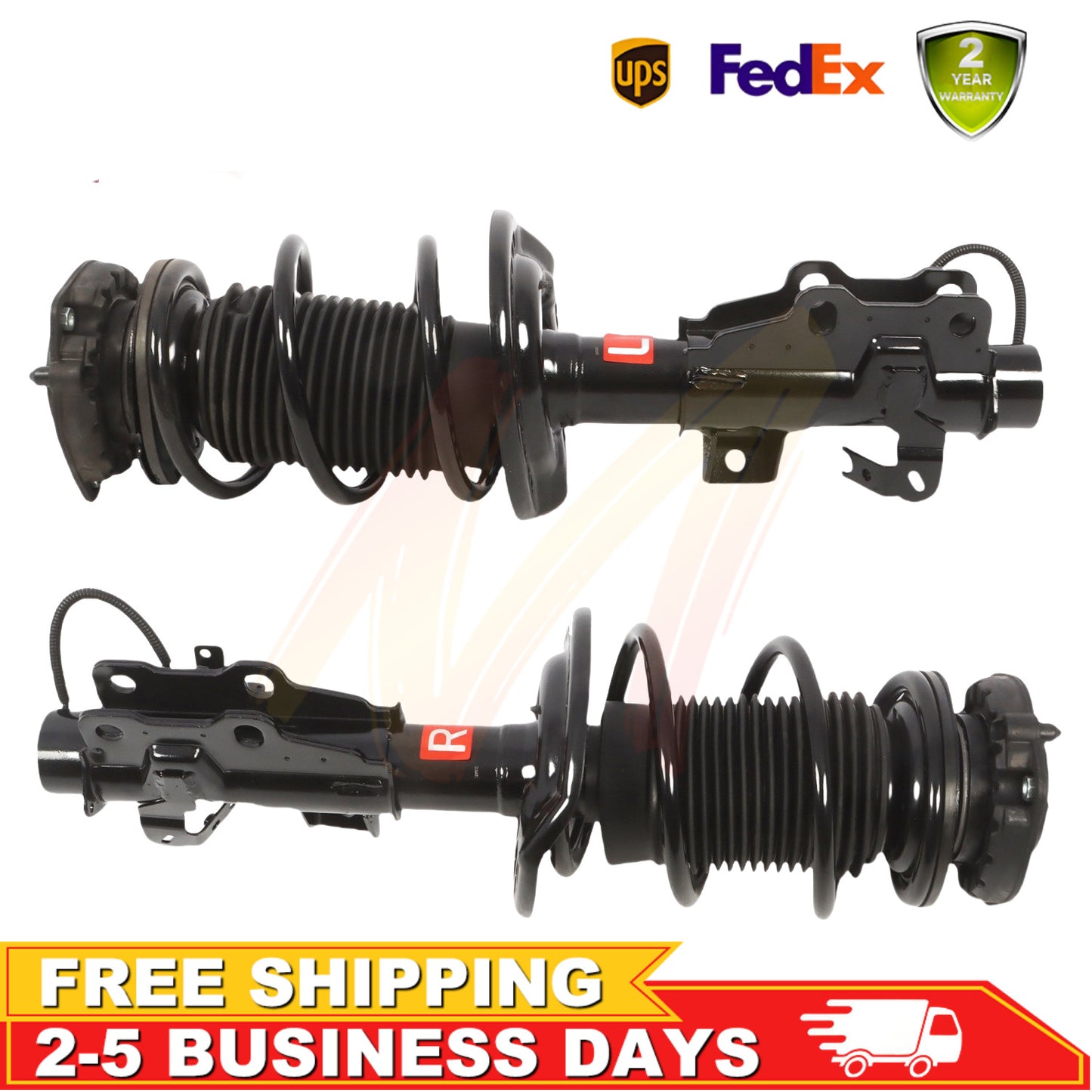 2-piece rear shock absorber strut with CVD, suitable for Range Rover Velar L560 LR108022 2017-21