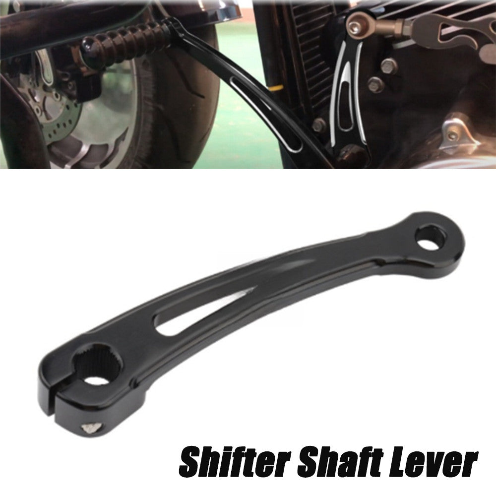Inner Shift gear lever for Harley Touring Softail Road King, Black - n
