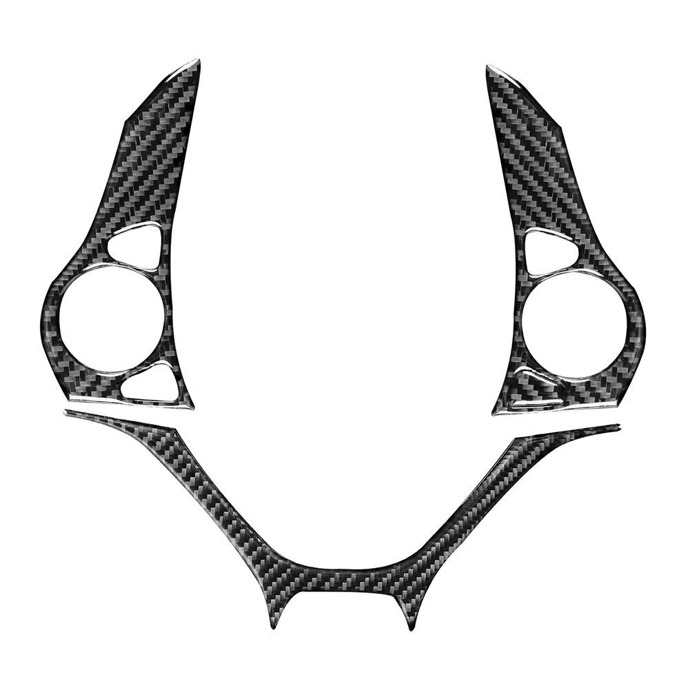 for Civic 9 Coupe/Sedan 12-15 Real Carbon Fiber Steering Wheel Set Trim v